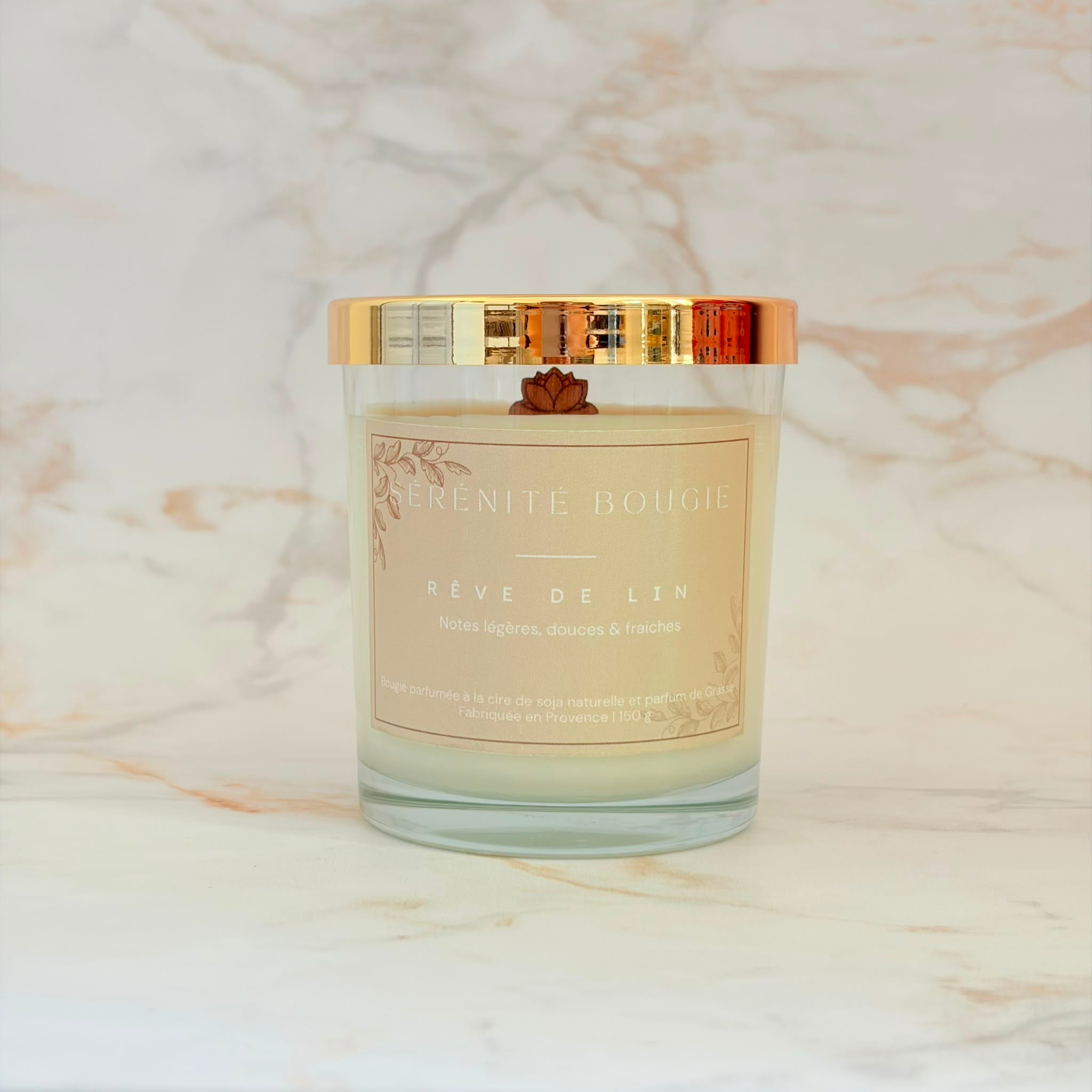 Bougie Poetique Reve de Lin - Serenite Bougie